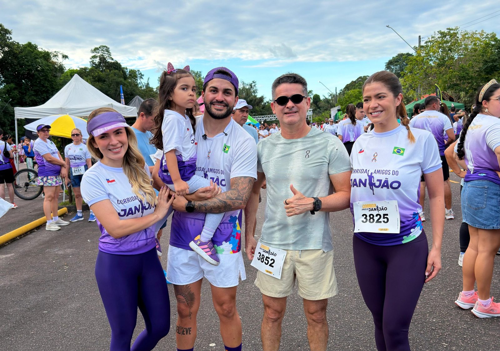 David Almeida destaca esporte como ferramenta de inclusão durante corrida em Manaus