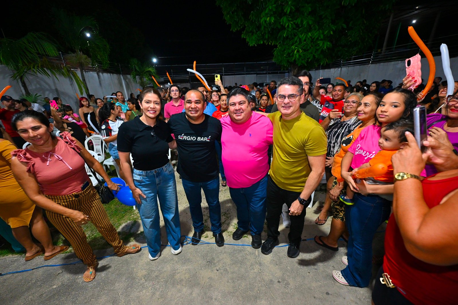 Sérgio Baré apresenta David Almeida a lideranças da Colônia Santo Antônio e reforça apoio na Zona Norte de Manaus