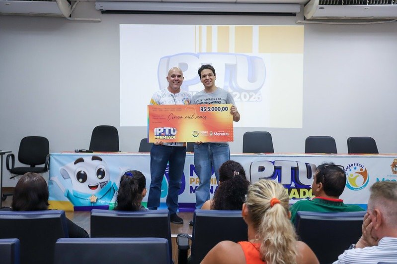 IPTU Premiado 2026: confira os valores dos 14 prêmios sorteados em Manaus