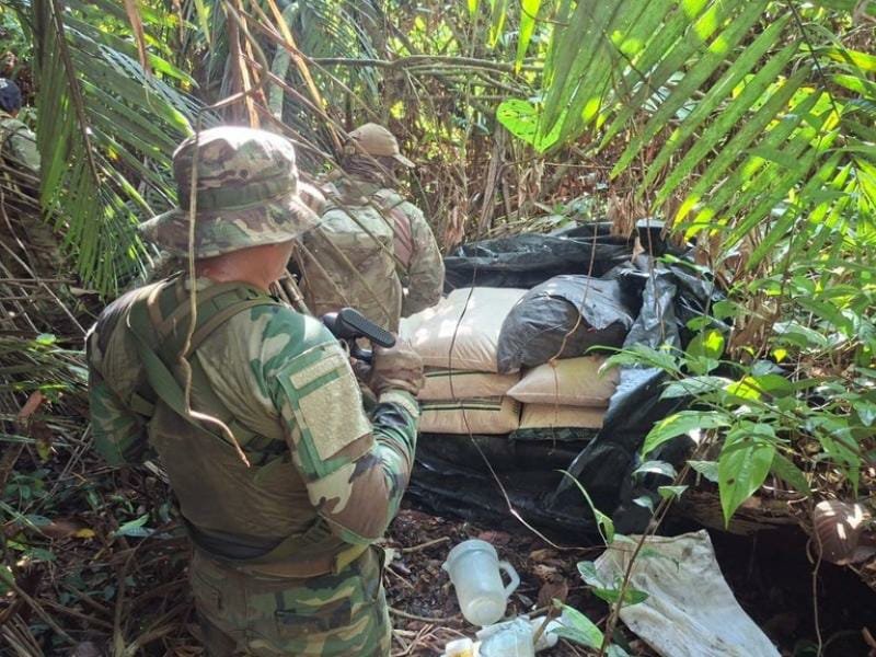 Operação Amazônia destrói toneladas de drogas e insumos químicos